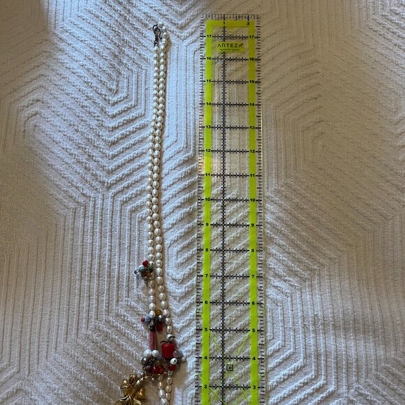 Lot of four beautiful freshwater pearl necklaces, each different styles - Picture 3 of 9